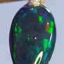Ethiopian Black Opal Pendant 1.9 ct on 925 Silver Image 6