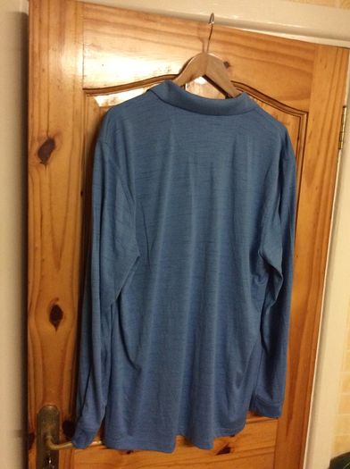 Greg Norman Golf Long Sleeve Polo Shirt Size XL