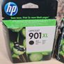 2 X Hp 901xl Black Printer Ink Cartridge Brand New Sealed Image 2