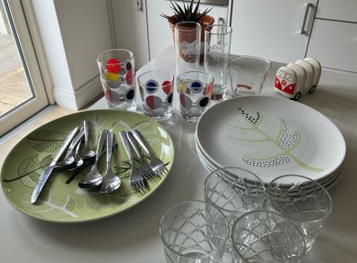 Dinnerware-Plates- Glasses- cutlery