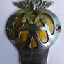 Vintage 1950s Jersey Automobile Association Car Badge - Channel Islands Aa Emblem Image 2