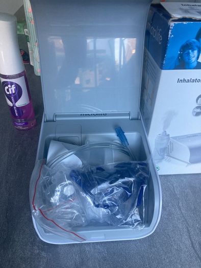2 in 1 Nebuliser and nasal rinser with storage case