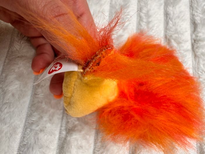 Bushy Teenie Beanie Boos Lion McDonalds 2017 approx. 8 cm. Used Please see photos