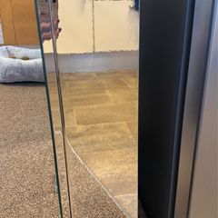 Mirrored bathroom wall cabinet -double door