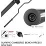 Strengthmax Seal Row Bench +olympic Camber Barbell + Jaw Lock Collars, Bargain!! Image 2