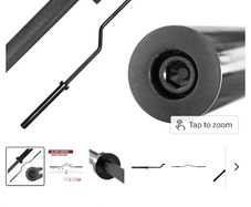 Strengthmax Branded Olympic Camber Bar Amd Jaw Lock Collars!!