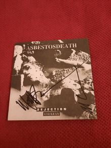Asbestosdeath: Dejection Unclean - CD - 2007 (Autographed By Matt Pike (of SLEEP & HIGH ON FIRE)& Al Cisneros(of SLEEP and OM))