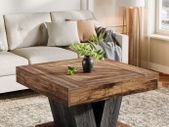 Square Coffee Table Modern Heavy Duty