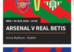 Arsenal vs Real Betis