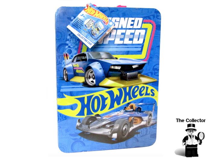 Hot Wheels Designed For Speed Storage Tin Brand New Sealed Hot Wheels metal storage carrying case for up to 50 cars