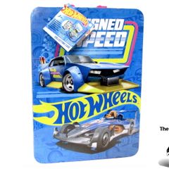 Hot Wheels Designed For Speed Storage Tin Brand New Sealed Hot Wheels metal storage carrying case for up to 50 cars