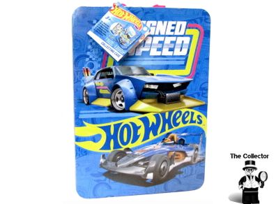 Hot Wheels Designed For Speed Storage Tin Brand New Sealed Hot Wheels metal storage carrying case for up to 50 cars
