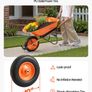 Garden Wheelbarrow Cart 5 Cu Ft One Wheel Image 2