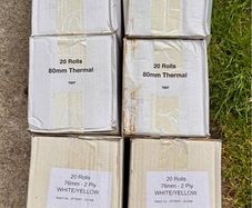 Till rolls 80mm & 76mm thermal