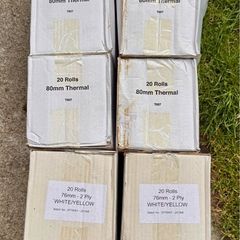 Till rolls 80mm & 76mm thermal