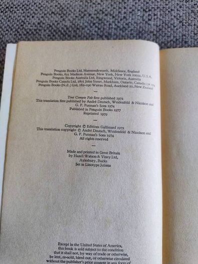 Simone de Beauvoir All Said and Done 1979 in good used condition with some signs of wear on the cover see photos FREE STANDARD POSTAGE INCLUDED