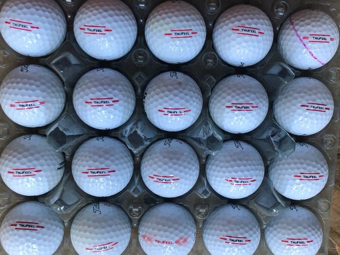 20 used Titleist Trufeel golf balls