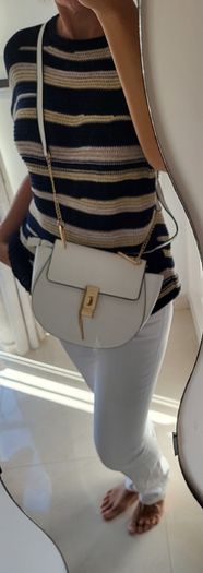 MADELEINE navy beige and gold knit Sz M (Fit 12-14UK) - Rrp 149 (New)
