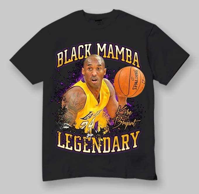 Kobe Bryant t-shirts black mamba t-shirts