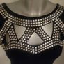 River Island long line black detailed top size UK14 EU42 Postage included Image 3