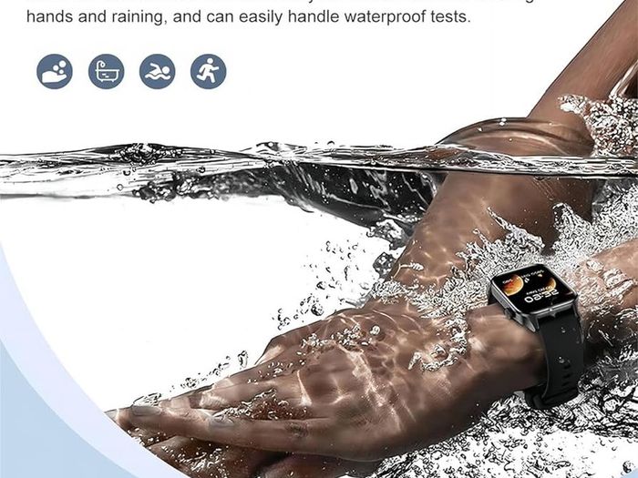 NEW SALE | Smart Watch for Men Women(Answer/Make Calls), 1.85" HD Touch Screen Fitness Watch with Heart Rate Sleep Monitor, Multiple Sports Modes, IP67 Waterproof Activity Trackers Compatible with Android IOS