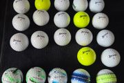 32 srixon and Taylormade balls