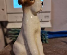vintage porcelain fox terrier from MR Midwinter LTD