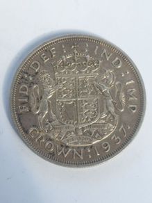 1937 silver crown