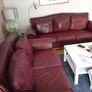 Leather sofa 3 and 2 seater Image 4