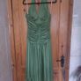 Linda Bernell lime green halterneck dress (free post) Image 5