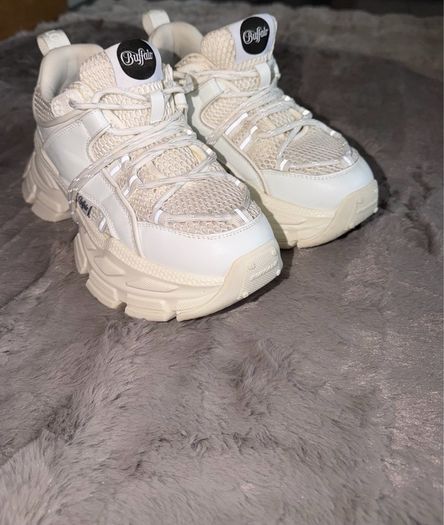 White Ivory Buffalo Saturn Chunky Trainers UK 5 / EU 38