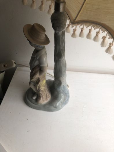 Vintage Porceval Porcelain Lamp