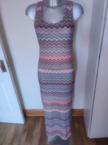 Graffic maxi dress size S/M UK10 EU38 Perfect condition Postage included