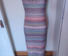 Graffic maxi dress size S/M UK10 EU38 Perfect condition Postage included