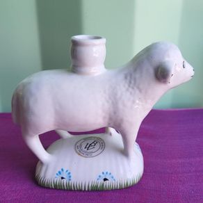 Lovely Ceramic Sheep Candle Holder