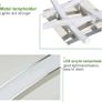 LED Ceiling Light, Elegant Curved Design Ceiling Lights, 4 Built-in LED Boards, 28W Cool White Light 6000K,Modern Ceiling Fixture for Living Rooms, Bedroom, Kitchen Hallway and Bedroom,2000 Lumens (FREE POSTAGE) Image 2