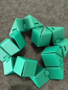 Crazy Cube Articulated Fidget  Sensory Toy & Satisfying Sound