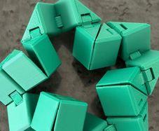 Crazy Cube Articulated Fidget  Sensory Toy & Satisfying Sound