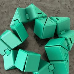 Crazy Cube Articulated Fidget  Sensory Toy & Satisfying Sound