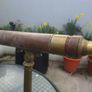 Antique Brass and leather Telescope with stand Image 5