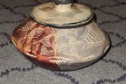 Really Lovely Heavy Trinket Dish in Earth Tones