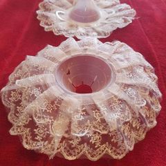 Wedding Bouquet lace collar