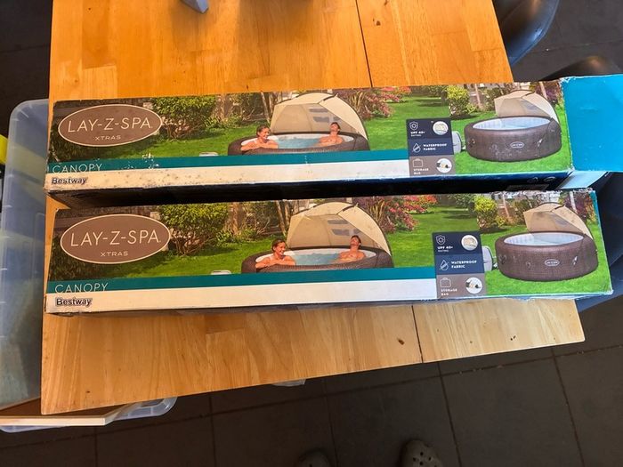 Two lazy spa canopy