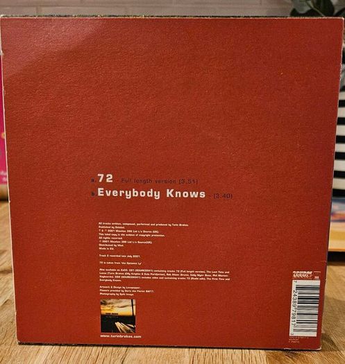 Turin Brakes "72" 7" Single