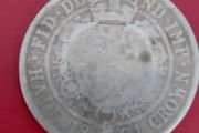 England 1894 Victoria 90% Silver Half Crown Coin