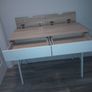 Desk with drawers for sale, like new. Image 3