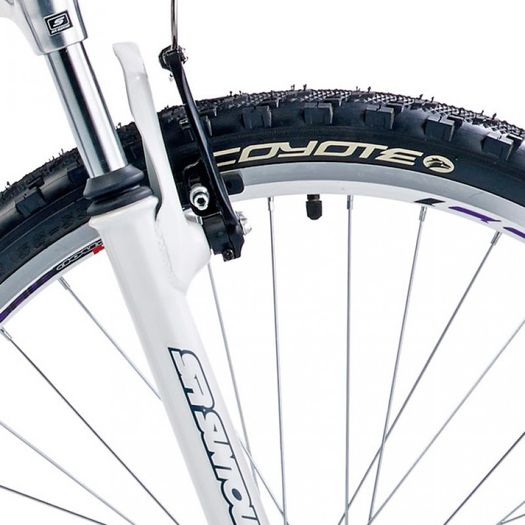 17" Coyote Venice Beach Ladies Alloy FS, 21 Speed, White
