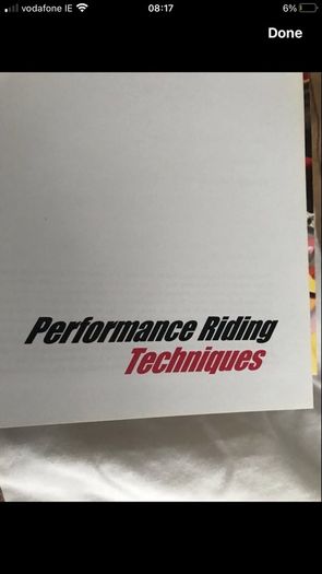 Performance Riding techniques encyclopaedia printed in 2006 a lot of data and training technology enclosed in this book hardback printed by Haynes manuals
