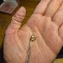 Rare Find. Vintage Sterling Silver Shimmering Tassel Neckace and Earrings Image 4