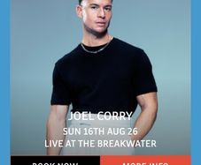 Joel Corry Tickets x 2 (Breakwater Festival Wexford)